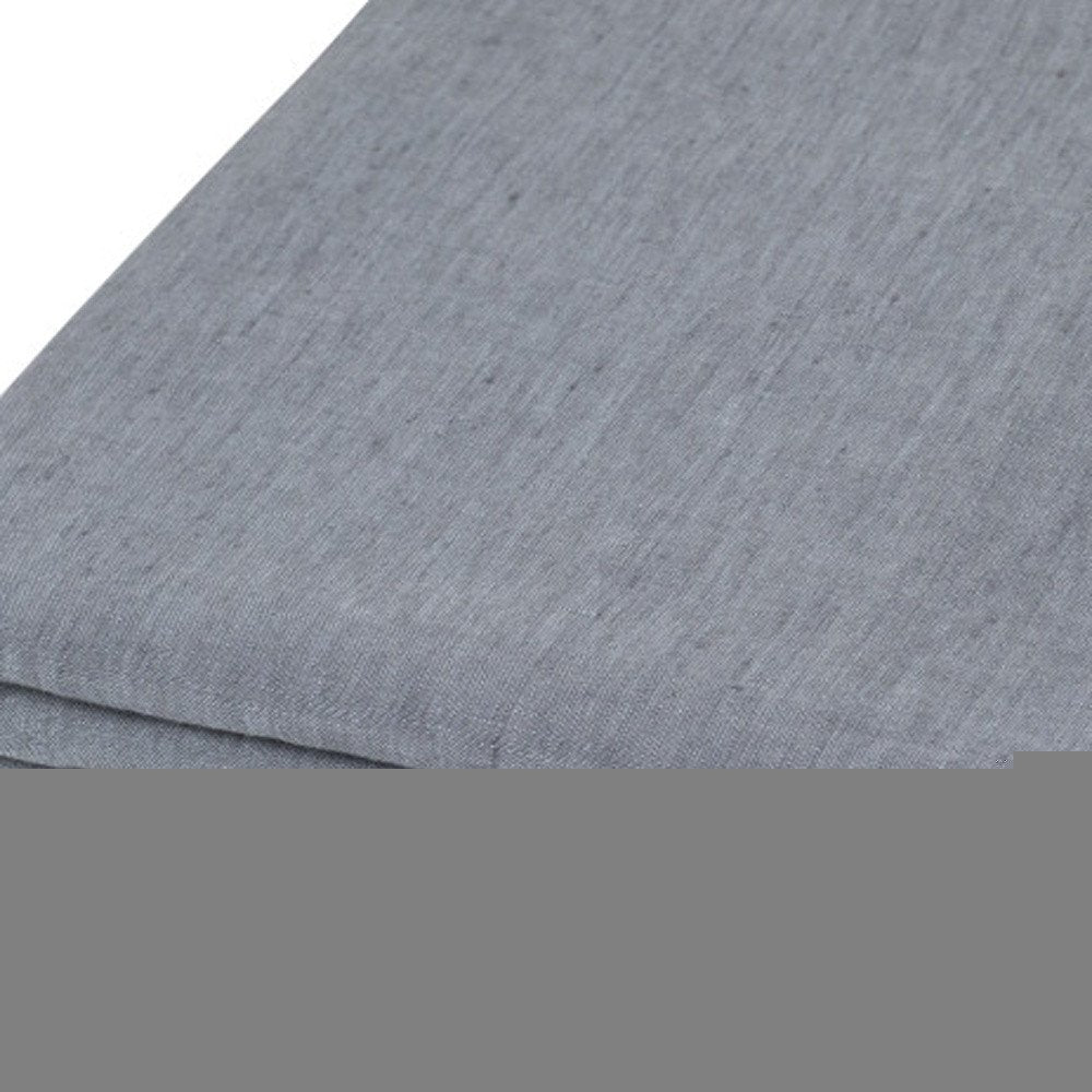 Slate Gray Linen Twin Flat Sheet