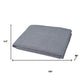 Slate Gray Linen Twin Flat Sheet