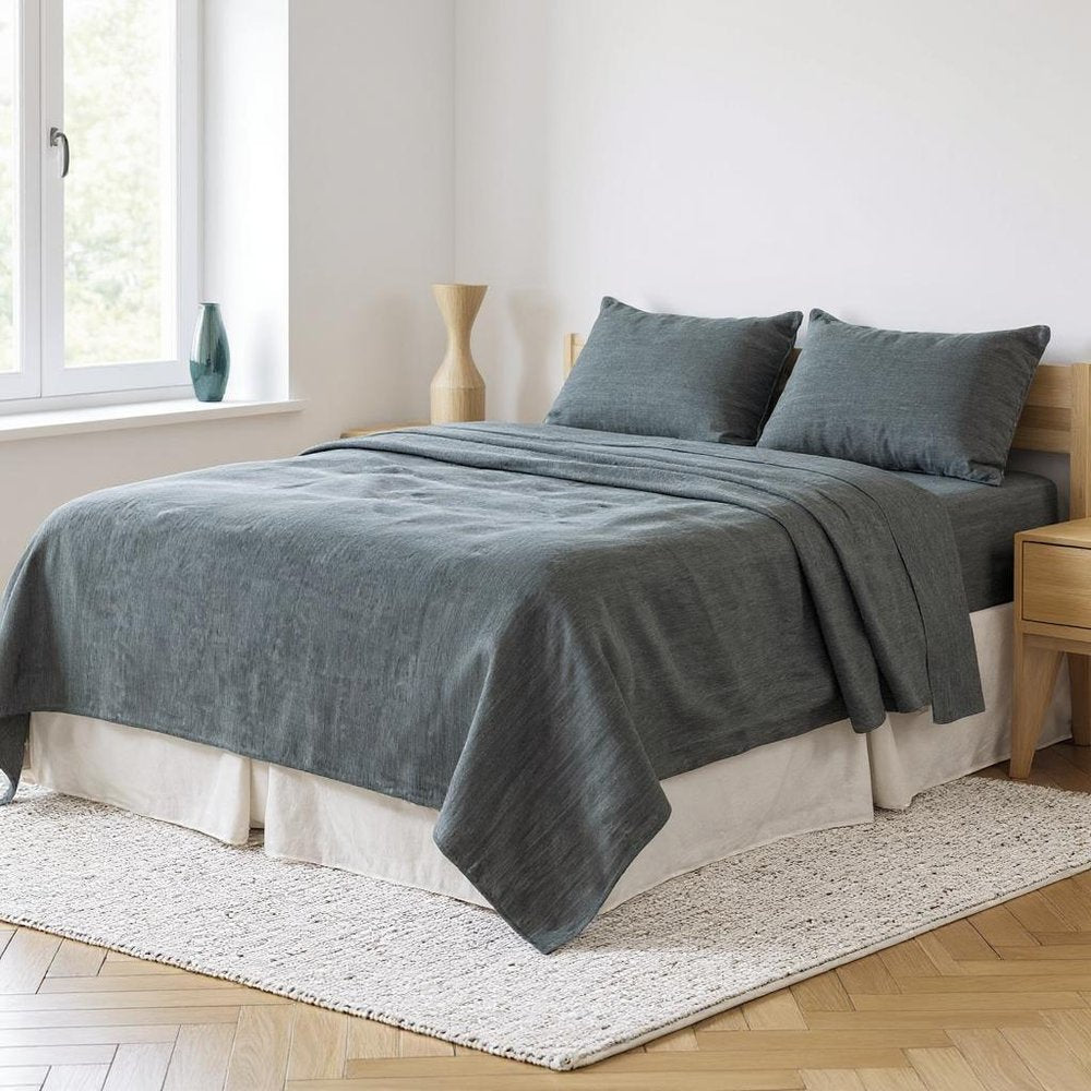 Cloud Linen Full Double Flat Sheet