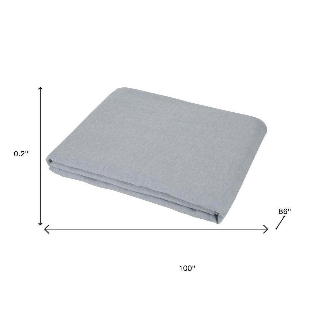 Cloud Linen Twin Flat Sheet