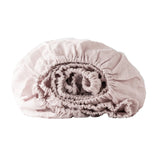 Light Pink Linen King Fitted Sheet