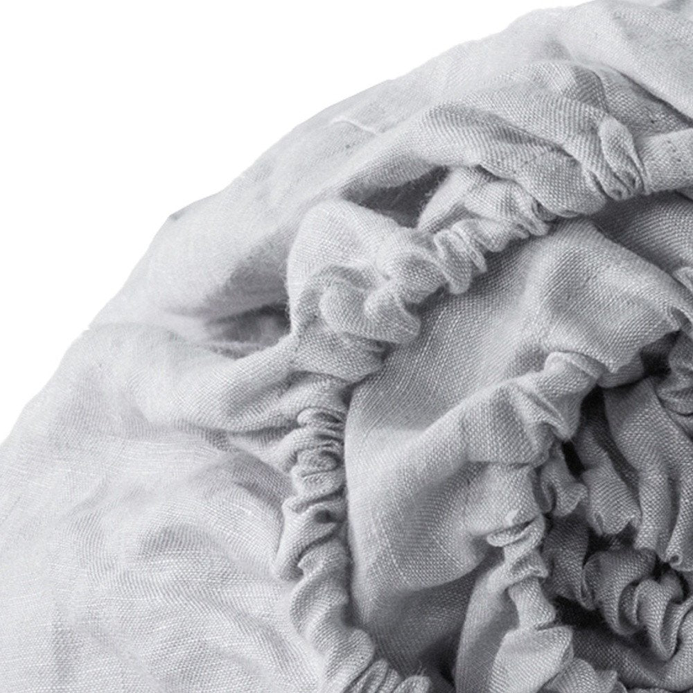 Ivory Linen Queen Fitted sheet