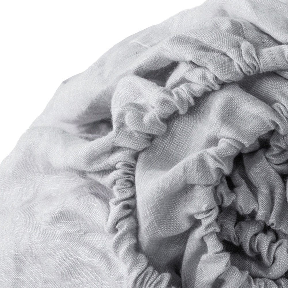 Ivory Linen Queen Fitted sheet