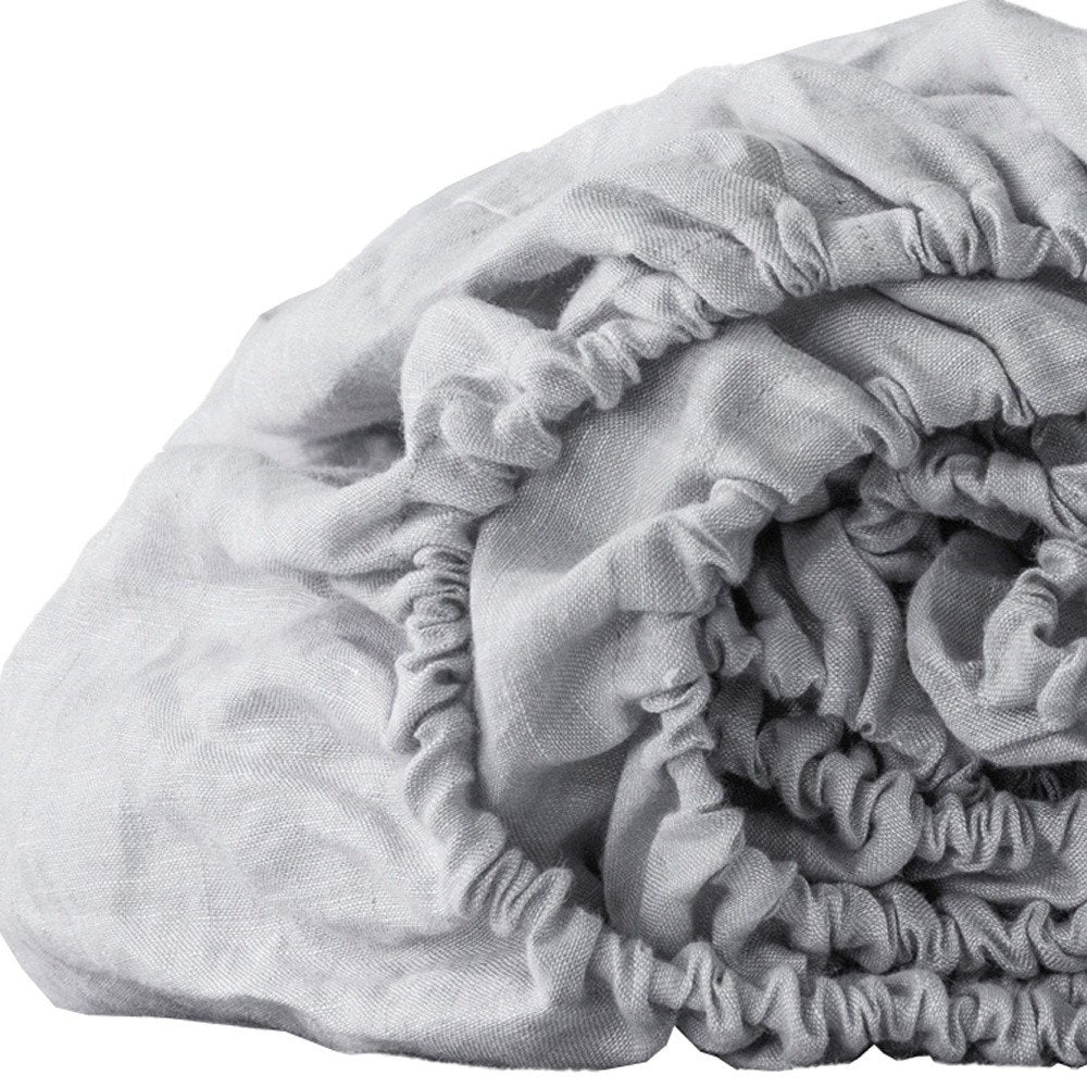 White Linen King Fitted sheet