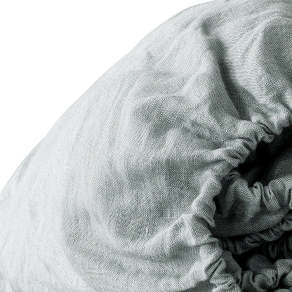 Light Pink Linen King Fitted Sheet