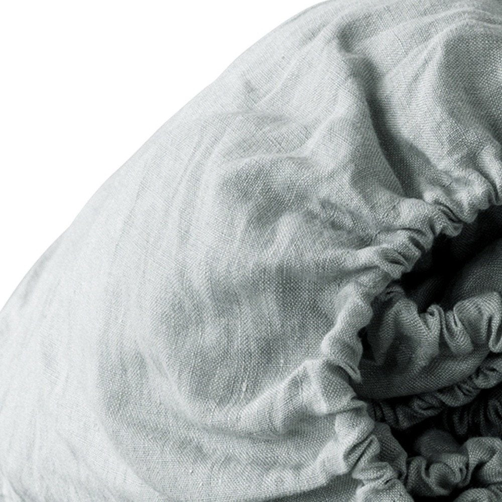 Light Pink Linen King Fitted Sheet