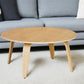 34" Natural Round Coffee Table