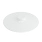 36" White Metal Dining Table