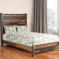 Walnut Live Edge Solid Wood Queen Bed Frame
