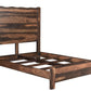 Walnut Live Edge Solid Wood Queen Bed Frame