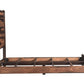 Walnut Live Edge Solid Wood Queen Bed Frame