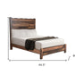 Walnut Live Edge Solid Wood Queen Bed Frame