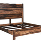 Walnut Live Edge Solid Wood King Bed Frame