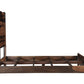 Walnut Live Edge Solid Wood King Bed Frame