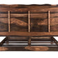 Walnut Live Edge Solid Wood King Bed Frame