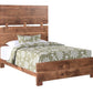 Chestnut Live Edge Solid Wood Queen Bed Frame