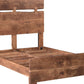 Chestnut Live Edge Solid Wood Queen Bed Frame