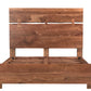 Chestnut Live Edge Solid Wood Queen Bed Frame