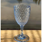 Set of Four Pink Diamond Acrylic Stemmed All Purpose Wine Glass