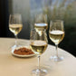 Set of Four Clear Tritan Plastic Stemmed All Purpose Wine Glass