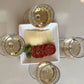 Set of Four Clear Tritan Plastic Stemmed All Purpose Wine Glass