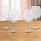 Set of Four Clear Tritan Plastic Stemmed All Purpose Wine Glass