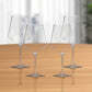 Set of Four Clear Tritan Plastic Stemmed All Purpose Wine Glasses