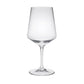 Set of Four Clear Tritan Plastic Stemmed All Purpose Wine Glasses