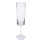Set of Four Rainbow Geometric Acrylic Stemmed Flutes