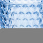 Set of Four Blue Diamond Acrylic Stemless Whiskey Glass