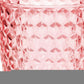Set of Four Clear Diamond Acrylic Stemless Whiskey Glasses