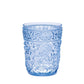 Set of Four Clear Paisley Acrylic Stemless Whiskey Glass