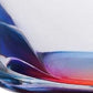 Set of Four Blue Acrylic Stemless Whiskey Glass