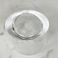 Set of Four Clear Acrylic Stemless Whiskey Glass