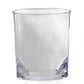 Set of Four Clear Acrylic Stemless Whiskey Glass