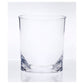Set of Four Clear Tritan Plastic Stemless Whiskey Glass