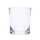 Set of Four Clear Tritan Plastic Stemless Whiskey Glass