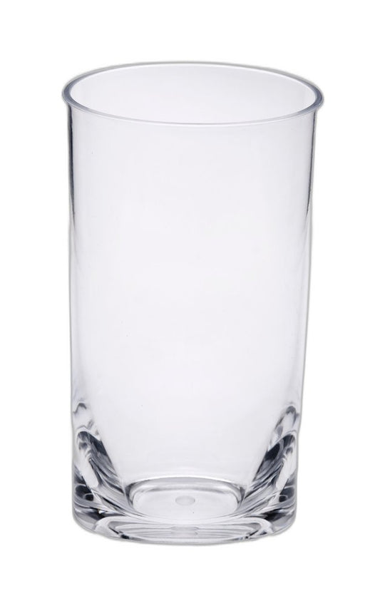 Set of Four Clear Tritan Plastic Stemless Highball Glass