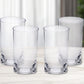 Set of Four Clear Tritan Plastic Highball Glasses