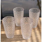Set of Four Clear Acrylic Stemless Highball Glass