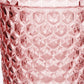 Set of Four Pink Geometric Acrylic Stemless Highball Glass