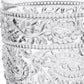 Set of Four Clear Paisley Acrylic Stemless Highball Glass