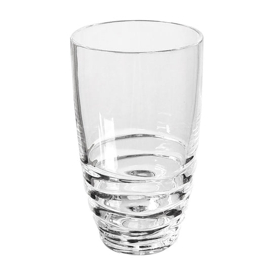 Set of Four Clear Acrylic Stemless Highball Glass