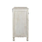 57" White Solid Wood Seven Drawer Dresser