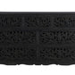 57" Black Solid Wood Seven Drawer Dresser