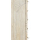 57" White Solid Wood Seven Drawer Dresser