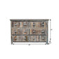 60" White Solid Wood Six Drawer Double Dresser