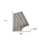 39" X 71" Gray Cotton Plain Weave Striped Turkish Towel Throw Blanket with Tassels