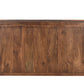 72" Dark Brown Solid Wood Live Edge Sideboard with Six Doors