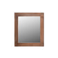 46" Brown Dresser Solid Wood Mirror